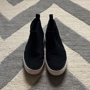 Women’s Black Slip On Tom’s
